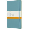 Блокнот MOLESKINE Classic Soft Large, нелинованный, голубой QP618B35