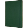 Блокнот MOLESKINE Classic XLarge, в линейку, зелёный QP090K15